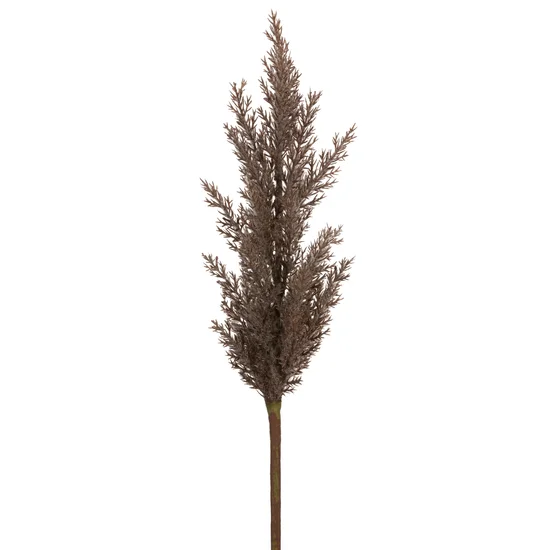 TRAWA PAMPASOWA - OZDOBNY PIÓROPUSZ kwiat sztuczny dekoracyjny - 77 cm - brązowy