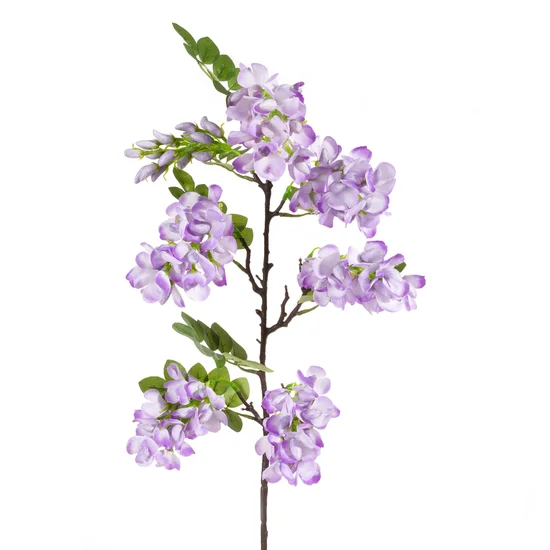 ROBINIA AKACJOWA gałązka, kwiat sztuczny dekoracyjny - 85 cm - fioletowy