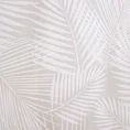 Zasłona BELLA z nadrukiem jednokolorowych liści palmowych - 140 x 250 cm - beżowy 3