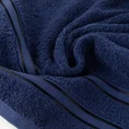 Ręcznik MANOLA z bordiurą podkreśloną żakardowymi paseczkami - 30 x 50 cm - niebieski 5