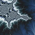 EUROFIRANY PREMIUM Komplet pościeli  z makosatyny z designerskim wzorem i efektem 3D - 220 x 200 cm - ciemnoniebieski 4