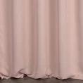 Zasłona MILAN jednokolorowa z tkaniny zaciemniającej typu blackout - 140 x 300 cm - pudrowy róż 3