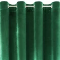 Zasłona SAMANTA z miękkiego i błyszczącego welwetu - 140 x 250 cm - zielony 5