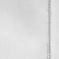 Klasyczny biały obrus ELVISA przeplatany srebrną nitką z delikatną srebrną lamówką - 145 x 400 cm - biały 2