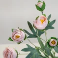 JASKIER - PEŁNIK, kwiat sztuczny dekoracyjny - ∅ 5 x 81 cm - jasnoróżowy 3