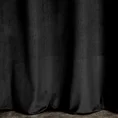 Zasłona LILI z falującym wytłaczanym  wzorem - 140 x 250 cm - czarny 3