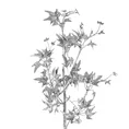 Zimowa gałązka bluszczu zdobiona brokatem - 78 cm - srebrny 2