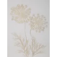 Obraz ręcznie malowany na płótnie złote zioła - 60 x 80 cm - beżowy 1