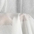 Firana MARISA w stylu eko z etaminy z ozdobnym ażurowym pasem - 140 x 250 cm - biały 9
