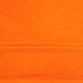Ręcznik  LORI z bordiurą podkreśloną błyszczącą nicią - 50 x 90 cm - pomarańczowy 2
