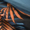 EUROFIRANY NOVA Komplet pościeli OVIEDO z wysokogatunkowej satyny bawełnianej z nadrukiem egzotycznych liści - 220 x 200 cm - wielokolorowy 5