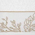 LIMITED COLLECTION ręcznik BLANCA z miękkiej bawełny z żakardową bordiurą z motywem roślinnym MAGIA BIELI - 50 x 90 cm - biały 2