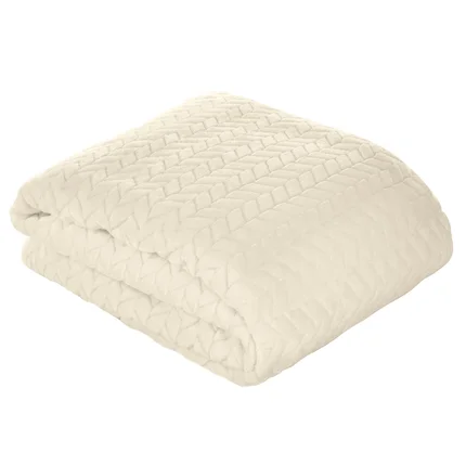 DESIGN 91 Koc CINDY miękki i miły w dotyku z wytłaczanym wzorem DESIGN 91 Koc CINDY miękki i miły w dotyku z wytłaczanym wzorem - 170 x 210 cm