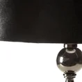 Lampa stołowa AXEL zdobiona designerskim kształtem z welwetowym abażurem - 33 x 26 x 71 cm - czarny 3