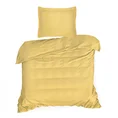 NOVA COLOUR Poszewka na poduszkę bawełniana z satynowym połyskiem - 40 x 40 cm - musztardowy 5
