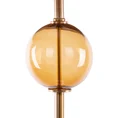 LIMITED COLLECTION Lampa stojąca BLANCA 3 z podstawą łączącą szkło i metal oraz welwetowy abażur - ∅ 46 x 165 cm - biały 8