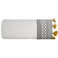 DESIGN 91 Ręcznik NOA w stylu boho z frędzlami - 70 x 140 cm - kremowy 3