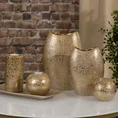 Patera ceramiczna EDITA z nakrapianym złotym wzorem - 31 x 14 x 3 cm - złoty 4