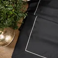 Obrus z ozdobną listwą oraz złotą wypustką w eleganckim opakowaniu - 40 x 200 cm - czarny 6