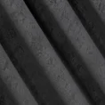 Zasłona RIVA z miękkiego welwetu z drobnym marmurowym wzorem - 140 x 270 cm - czarny 9