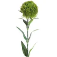 GOŹDZIK BRODATY sztuczny kwiat dekoracyjny - 57 cm - zielony 1