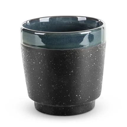 Ceramiczna osłonka na donicę HANI z chropowatą powierzchnią Ceramiczna osłonka na donicę HANI z chropowatą powierzchnią - ∅ 16 x 16 cm