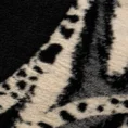 Koc bawełniano-akrylowy z motywem zwierzęcym - 150 x 200 cm - czarny 4
