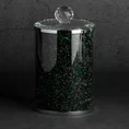 Pojemnik VENTOSA do przechowywania z kryształkami, w stylu glamour - ∅ 10 x 17 cm - zielony 1