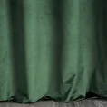 Zasłona MARGOT z welwetu z ozdobnym pasem zdobionym haftem oraz lśniącymi cekinami - 140 x 250 cm - ciemnozielony 3