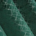 Zasłona welwetowa CAMELIA z geometrycznym błyszczącym nadrukiem - 140 x 250 cm - zielony 5