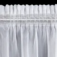 Firana MIREA z gładkiej błyszczącej tkaniny, półtransparentna - 350 x 150 cm - biały 8