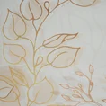 LIMITED COLLECTION Pościel BLANCA 7 z makosatyny bawełnianej z motywem gałązek - 160 x 200 cm - biały 4