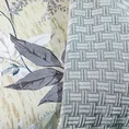 TERRA COLLECTION Narzuta MONTENEGRO z bawełny z drobnym żakardowym wzorem - 220 x 240 cm - stalowy 6