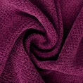 Ręcznik z welurową bordiurą przetykaną błyszczącą nicią - 30 x 50 cm - amarantowy 5