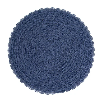 Okrągła pleciona podkładka BOHO 10 z wzorem Okrągła pleciona podkładka BOHO 10 z wzorem - ∅ 38 cm