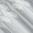 Firana ANET z ozdobnym pasem żakardowych liści w górnej części - 140 x 250 cm - biały 10