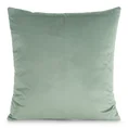 Poszewka GAJA 1 z welwetu o delikatnym połysku gładka - 45 x 45 cm - ciemnomiętowy 1