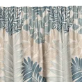 Zasłona LENNY o strukturze naturalnej tkaniny z nadrukiem botanicznym - 140 x 270 cm - naturalny 4