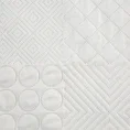 DESIGN 91 Narzuta BONI z patchworkowym motywem wytłaczanym techniką hot press - 200 x 220 cm - biały 6