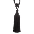 Dekoracyjny sznur do upięć DIANA z ozdobnym chwostem - 67 cm - czarny 3