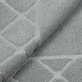 Dywanik łazienkowy MARTHA z bawełny, dobrze chłonący wodę z geometrycznym wzorem wykończony błyszczącą nicią - 50 x 70 cm - szary 5