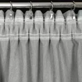 Zasłona LENA z falbaną z tkaniny o płóciennym splocie - 140 x 270 cm - srebrny 10