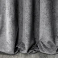 Zasłona ANISA z miękkiej szenilowej tkaniny jednokolorowa  - 140 x 270 cm - grafitowy 3