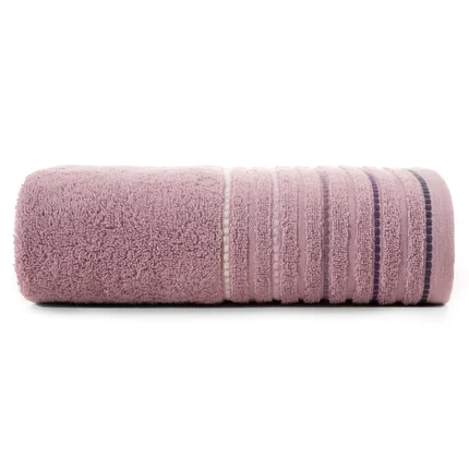DESIGN 91 Ręcznik IZA klasyczny jednokolorowy z bordiurą w pasy DESIGN 91 Ręcznik IZA klasyczny jednokolorowy z bordiurą w pasy - 50 x 90 cm