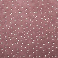 Zasłona z lśniącego welwetu z aplikacją z drobnych błyszczących dżetów - 140 x 270 cm - różowy 9
