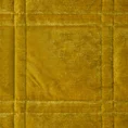 EUROFIRANY PREMIUM narzuta KRISTIN z welwetu podwójnie przeszywana w geometryczny wzór - 170 x 210 cm - miodowy 5