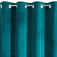 Jednokolorowa zasłona MEGALI z welwetu - 140 x 250 cm - zielony 4