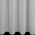 Tkanina firanowa z matowego kreszowanego woalu zakończona szwem obciążającym - 300 cm - biały 3