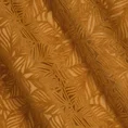 Zasłona OCTAVIA z miękkiego welwetu z wycinanym wzorem liści - 140 x 250 cm - miodowy 11