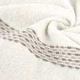 Ręcznik RIVA chłonny i wytrzymały z przeplataną bordiurą - 30 x 50 cm - kremowy 5
